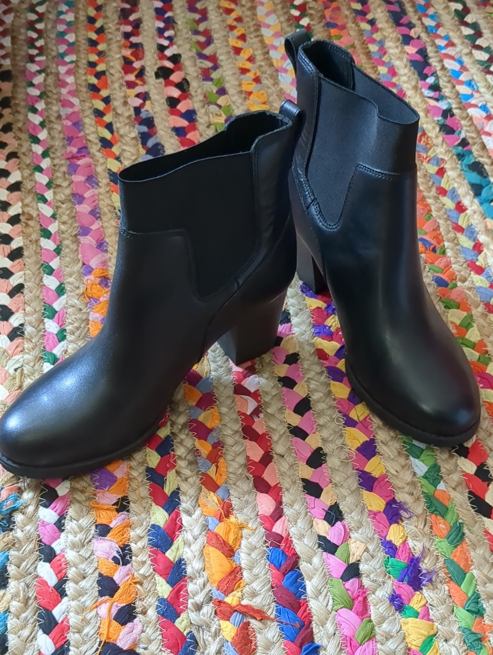 Clarks heeled ankle boots NWOT